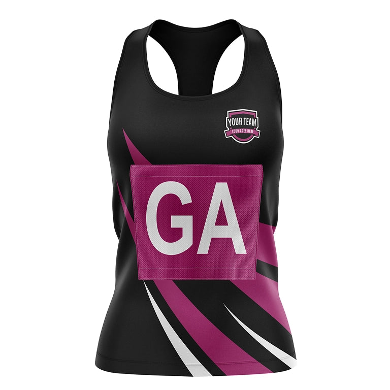 Custom netball bibs