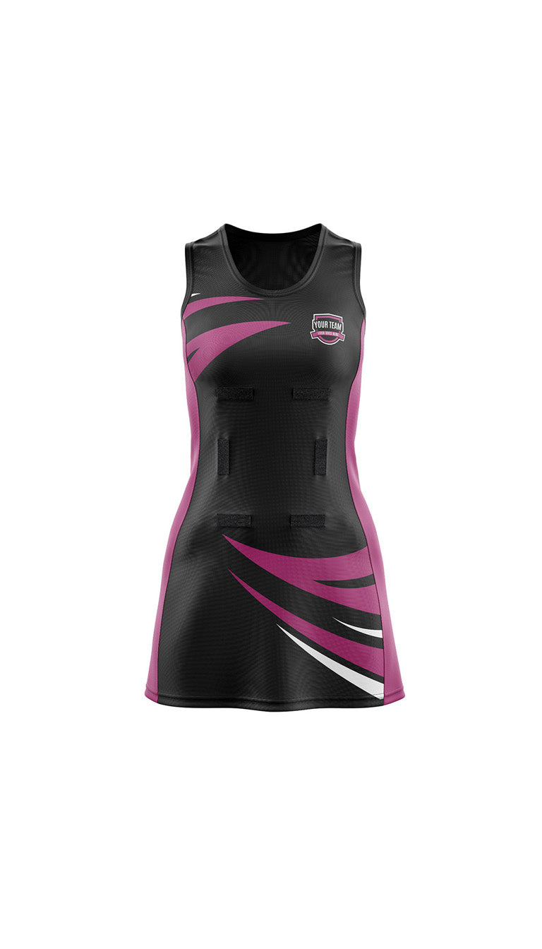 Custom sublimated ladies netball dress