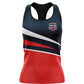 Custom sublimated ladies singlet