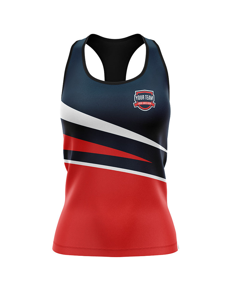 Custom sublimated ladies singlet