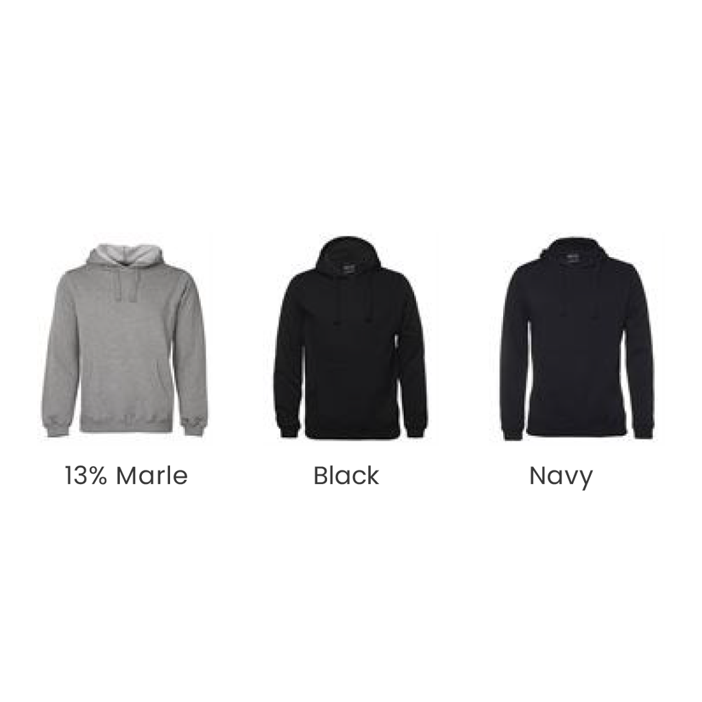 Colour card for hoodies