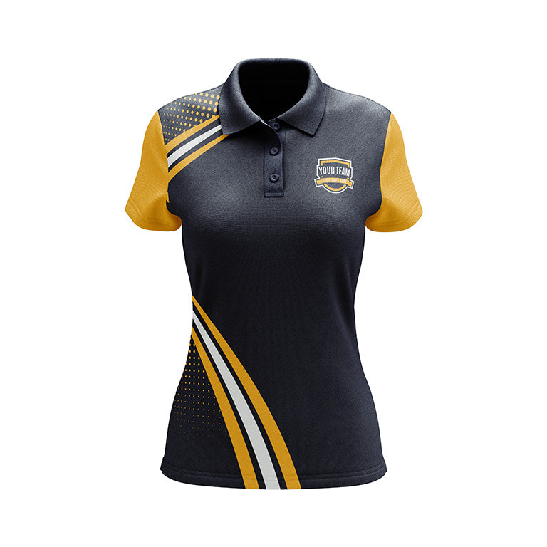 Custom sublimated ladies polo