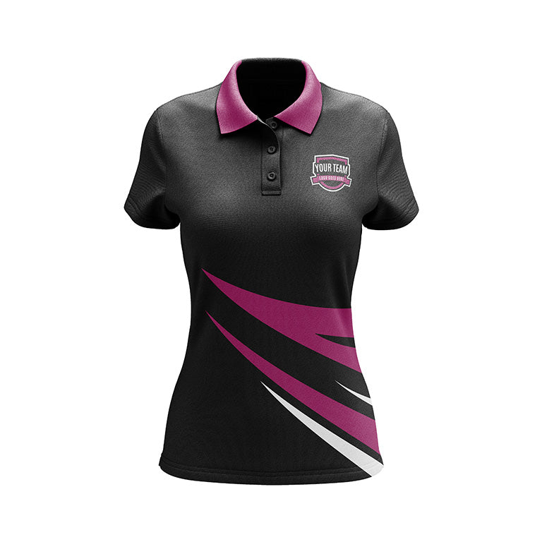 Custom sublimated ladies polo