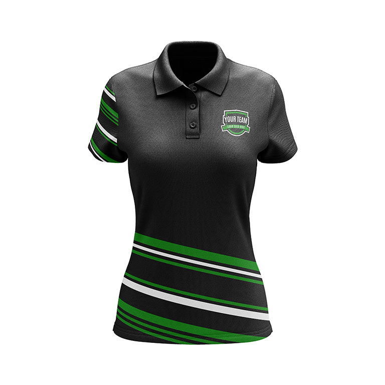 Custom sublimated ladies polo