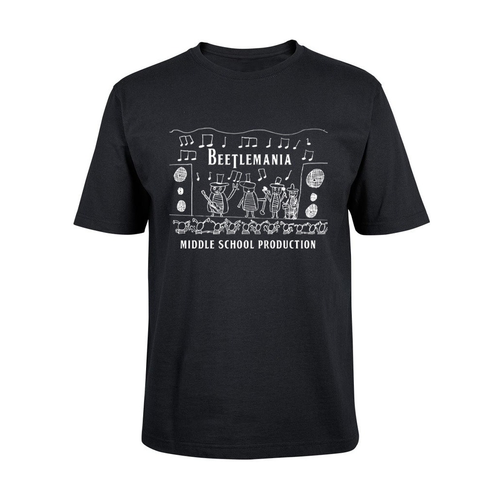 Custom printed t-shirt for school productions